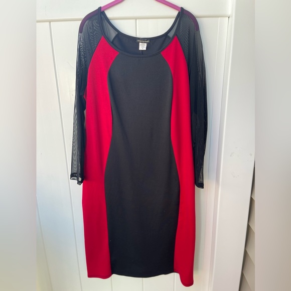 Slimming illusion sweater intriguing threads size 2X - Picture 5 of 5